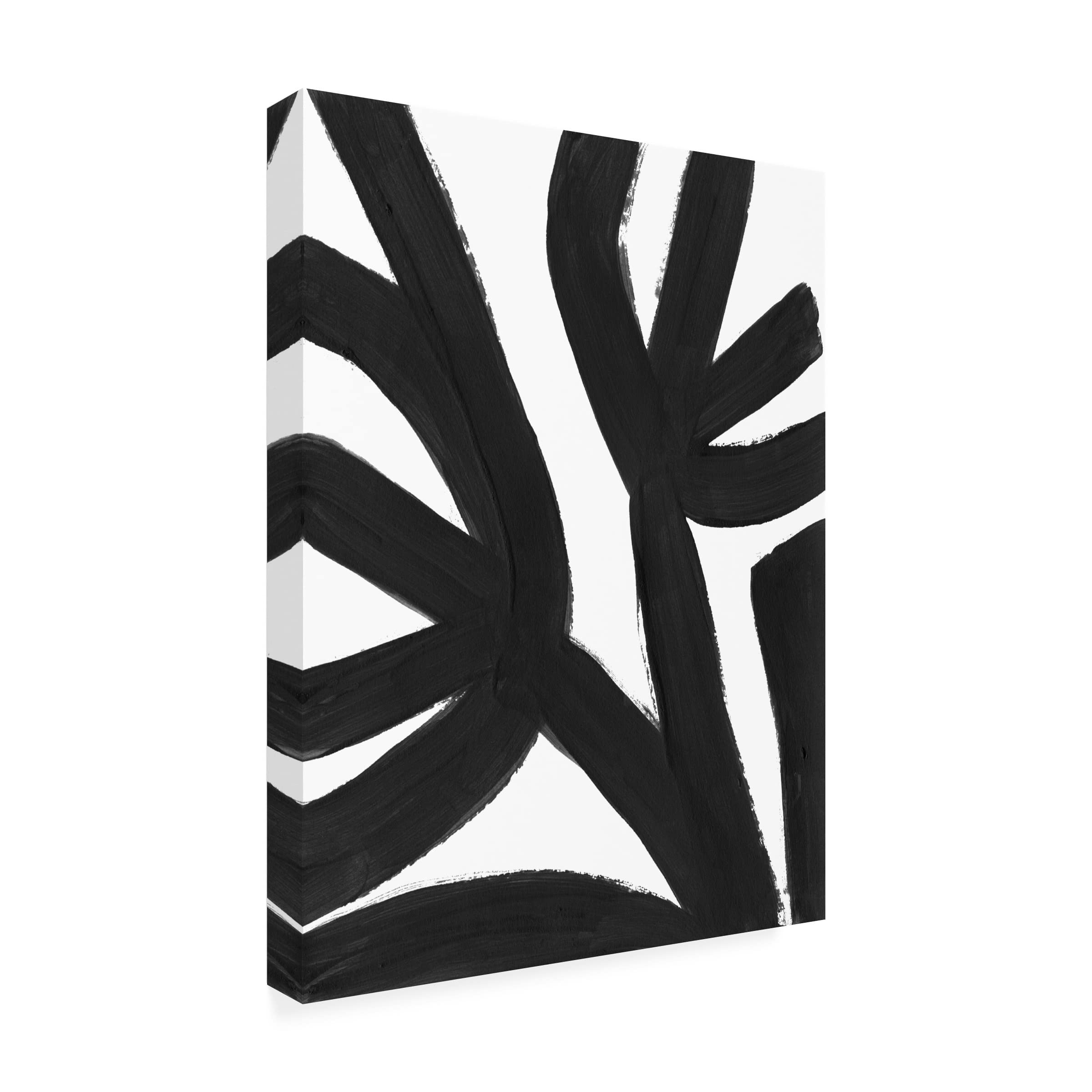Jungle Satellite II Canvas Wall Art by June Erica Vess - Modern Tropical Nature Painting for Living Room, Bedroom & Office Decor