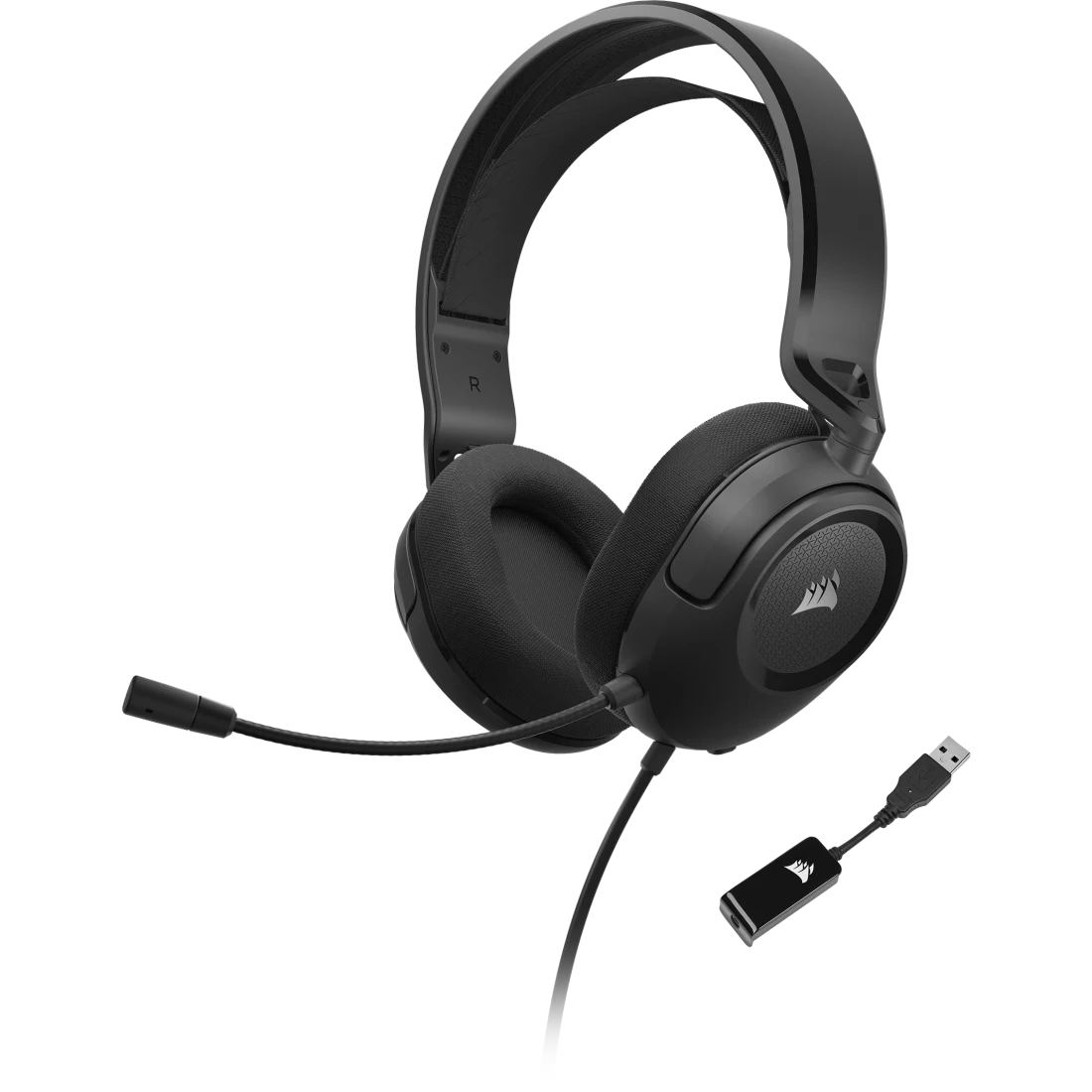 Corsair HS35 Surround Sound Gaming Headset - Multiplatform Compatible for PC, PS4, Xbox & Mobile - Immersive Audio for Gaming, Streaming & Online Meetings