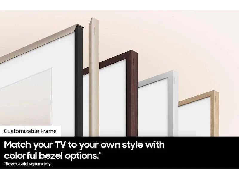 Samsung The Frame QLED 4K Smart TV - 55 Inch LS03D Series with Art Mode & Customizable Bezels - Perfect for Living Room Decor & Home Theater Setup