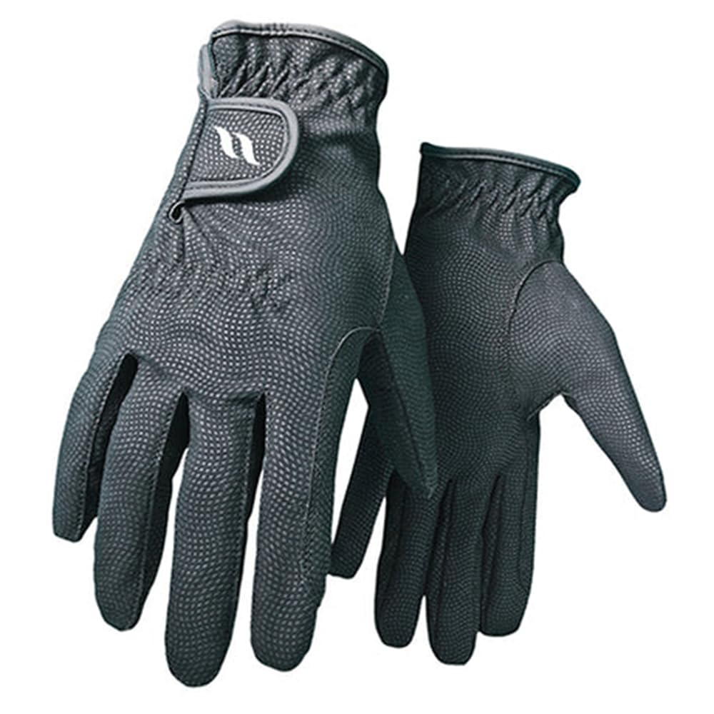Back on Track Riding Gloves - Breathable Equestrian Gloves for Horseback Riding, Training & Competition | Perfect for English & Western Riding Styles