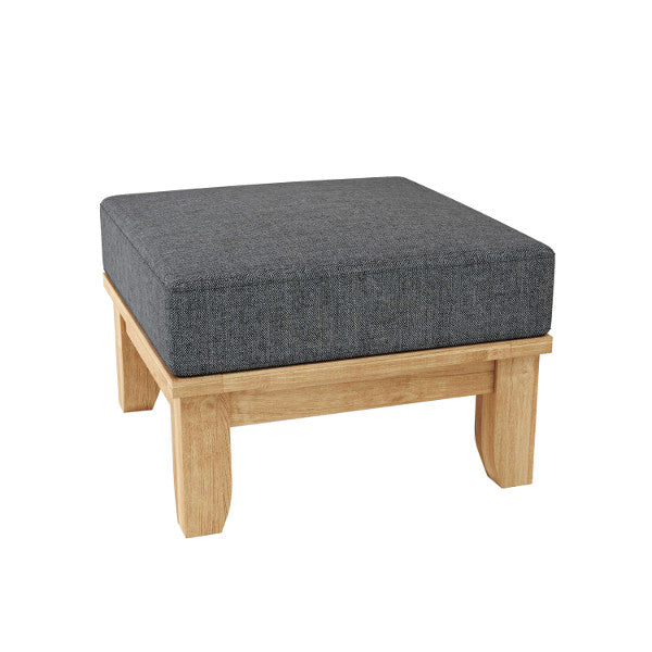 Luxury Deep Seating Ottoman - Premium Upholstered Footrest & Storage Bench for Living Room, Bedroom, or Patio - Perfect for Relaxing, Extra Seating & Home Decor