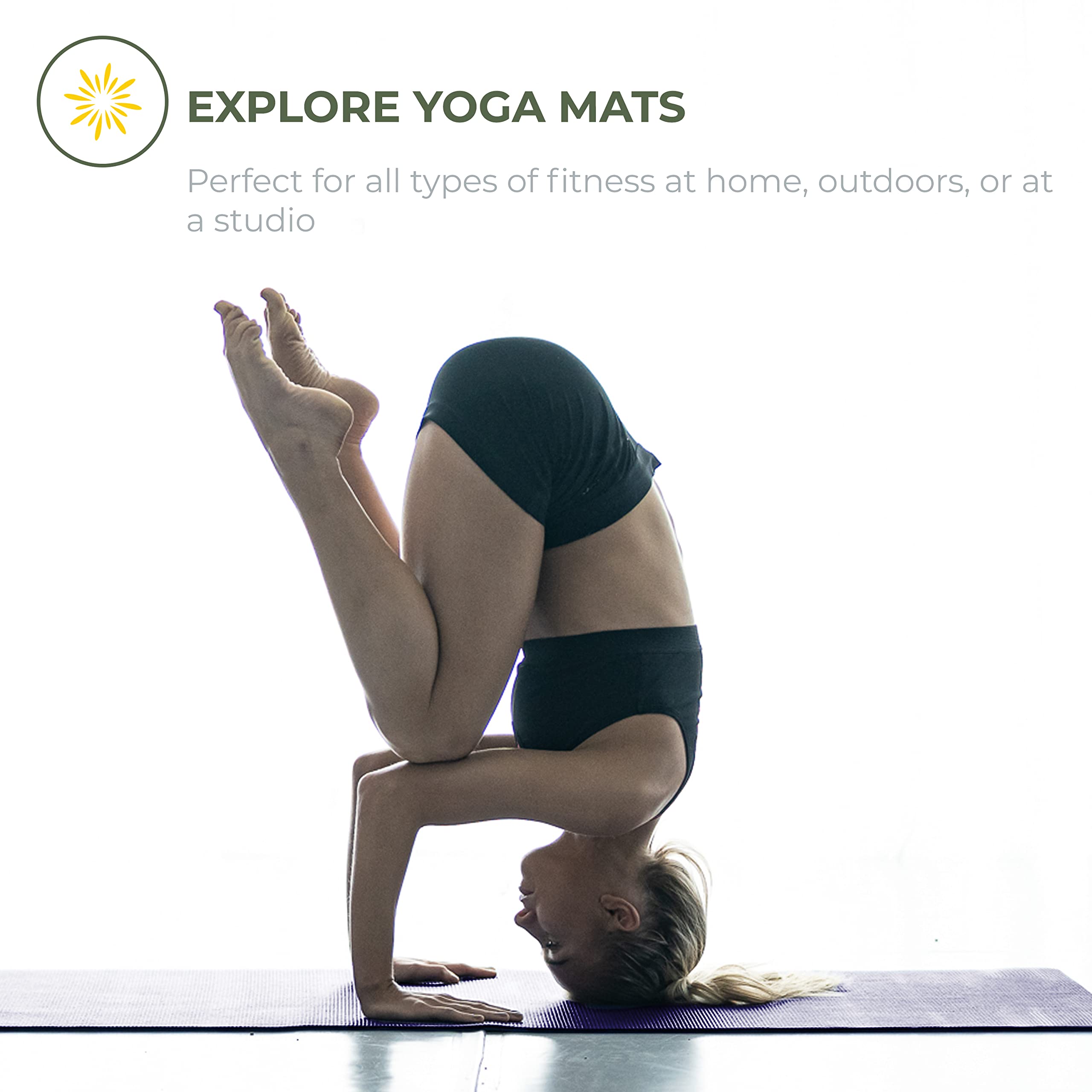 Sunshine Yoga 10-Pack Non-Slip Yoga Mats - 68