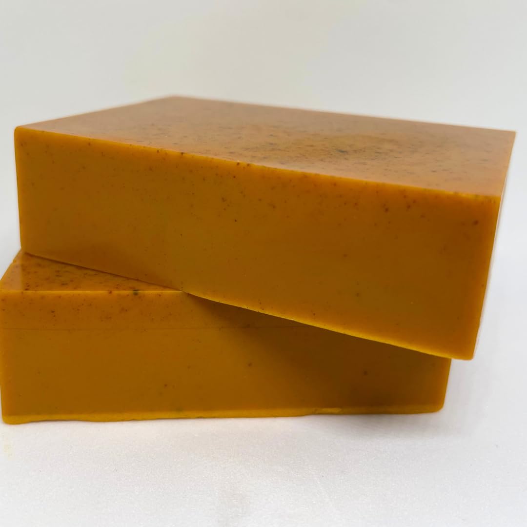 Turmeric Sea Moss & Kojic Acid Soap Bar - Dark Spot Remover, Skin Brightening & Anti-Aging Treatment with Bladderwrack & Burdock Root - Irish Sea Moss Soap for Even Skin Tone (3 Pack) - Perfect for Daily Face & Body Cleansing & Acne-Prone Skin Care