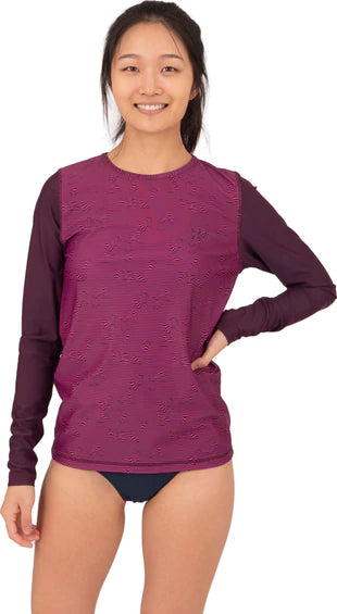Women's Coastal Long Sleeve Shirt - Comfortable Casual Blouse for Beach, Travel & Everyday Wear | Trendy Past Season Style