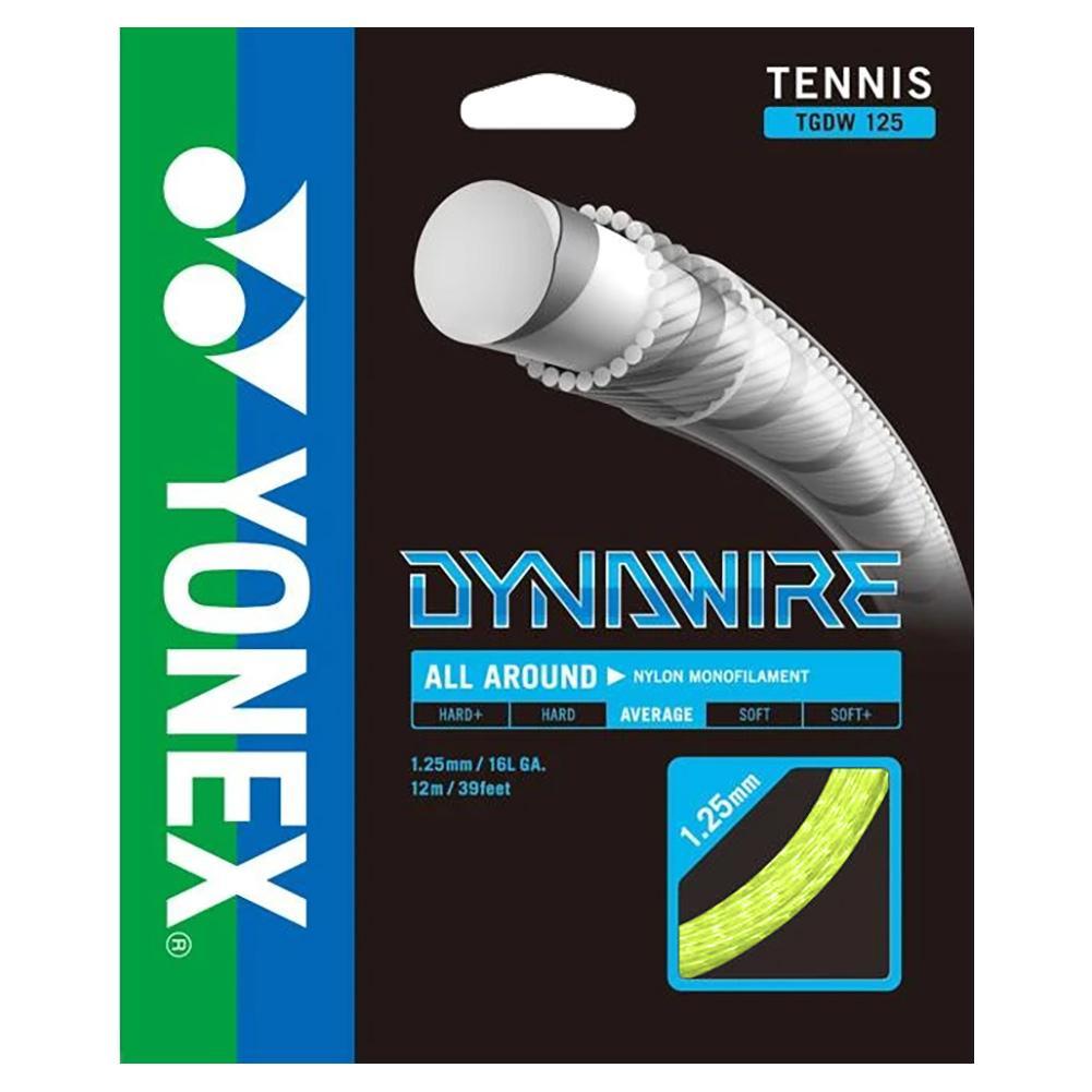 Dynawire Synthetic Gut Tennis String - Durable & High-Performance for All Court Surfaces | Perfect for Recreational & Competitive Players