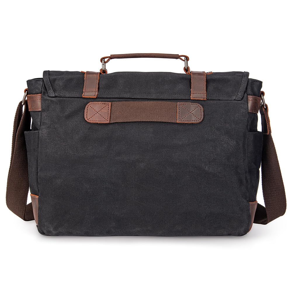 Peacechaos Messenger Bag for Men - 15.6 Inch Laptop Briefcase, Crossbody Satchel Work Bag for Office & Business | Durable Computer Bag for Commuting, Travel & Daily Use