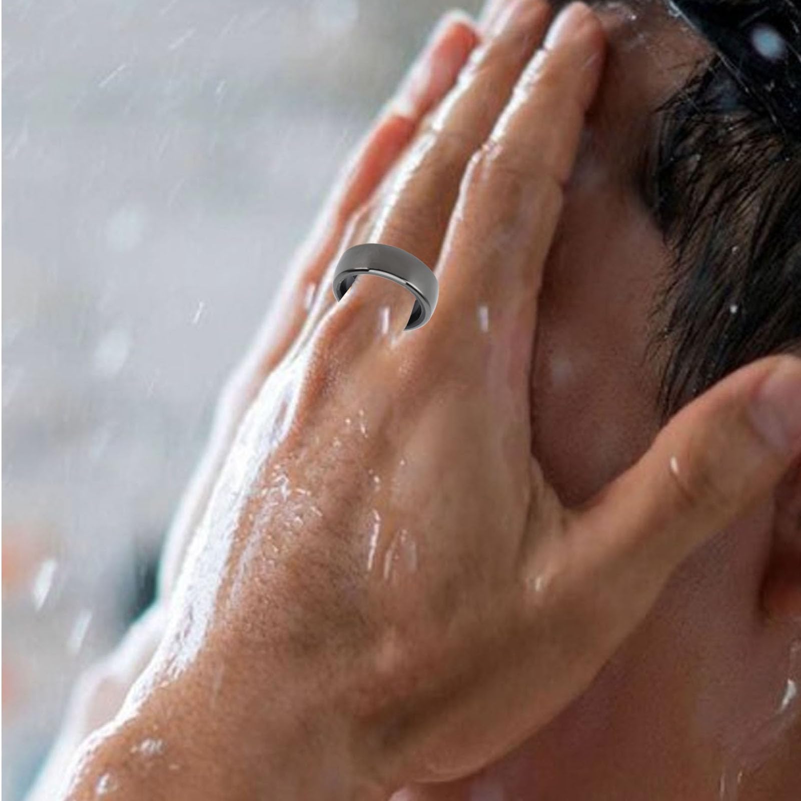 Smart Sleep Monitor Ring - Lightweight Aluminum Alloy with Charging Case | Track Sleep Patterns, Heart Rate & Activity | Perfect for Home, Travel & Outdoor Adventures