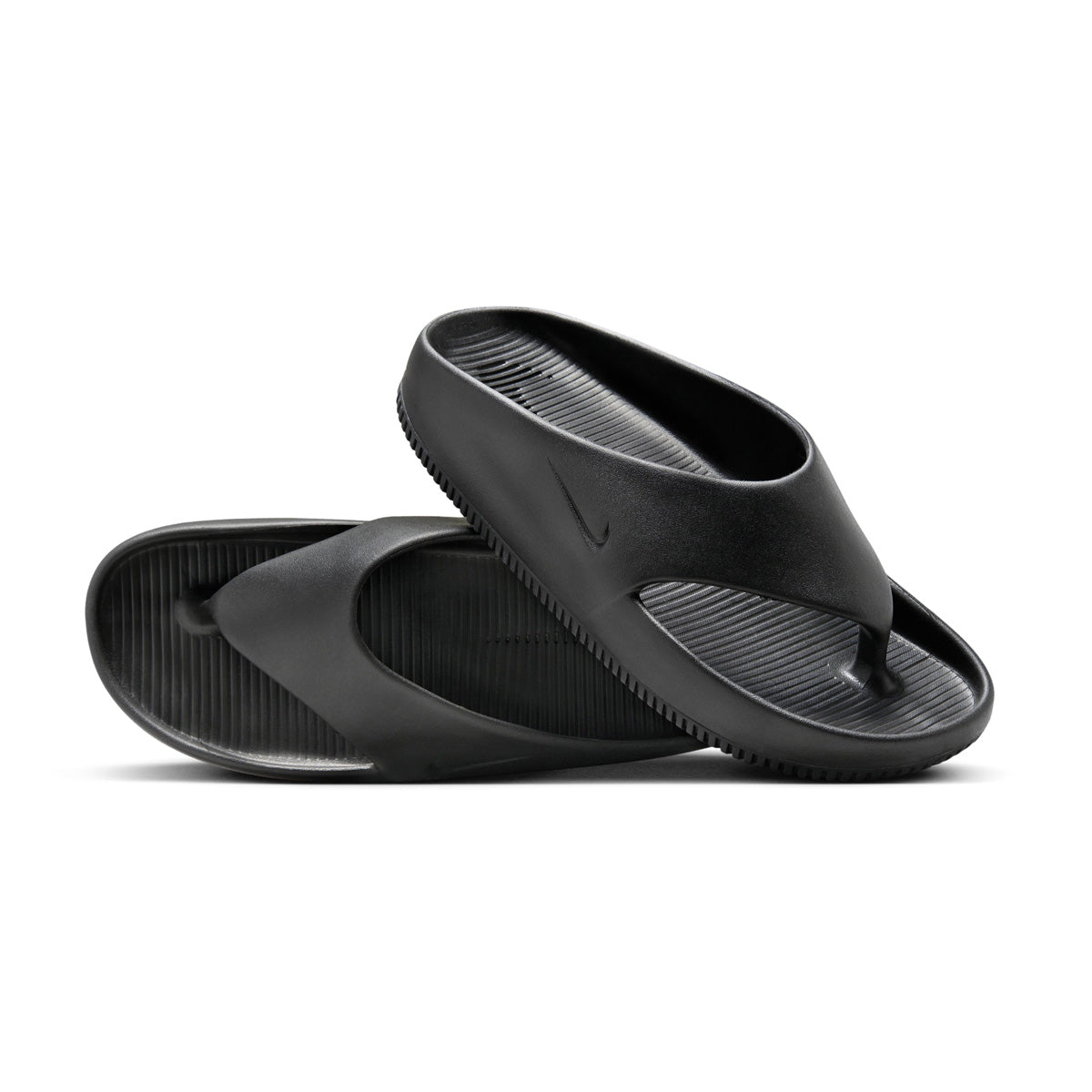 Calm Flip Flops for Men & Women - Comfortable Black Sandals for Beach, Pool, and Summer Vacation | Lightweight & Slip-Resistant