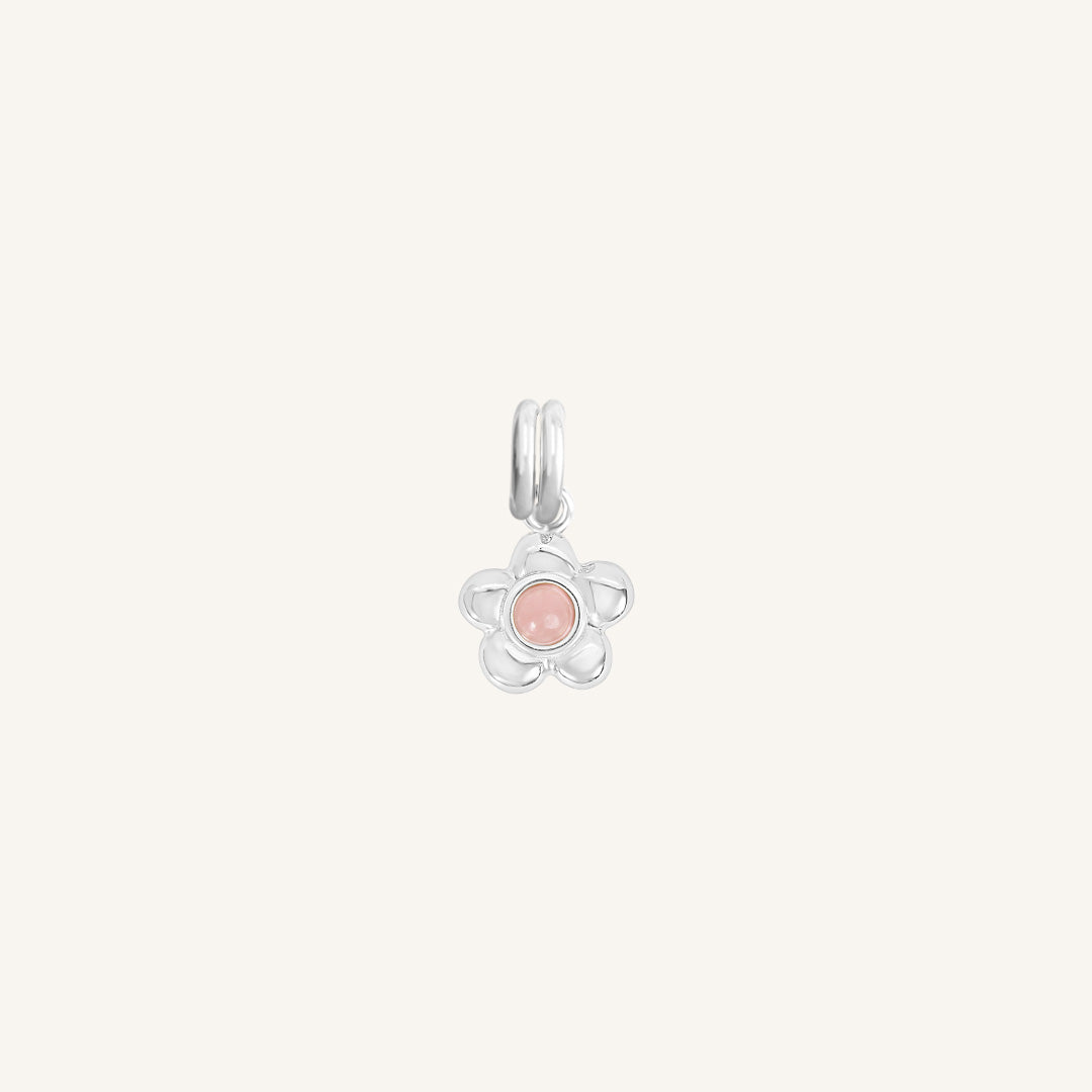 Blossom Flower Charm - Elegant Floral Pendant for Necklaces & Bracelets - Perfect for Weddings, Gifts & Boho Jewelry Making