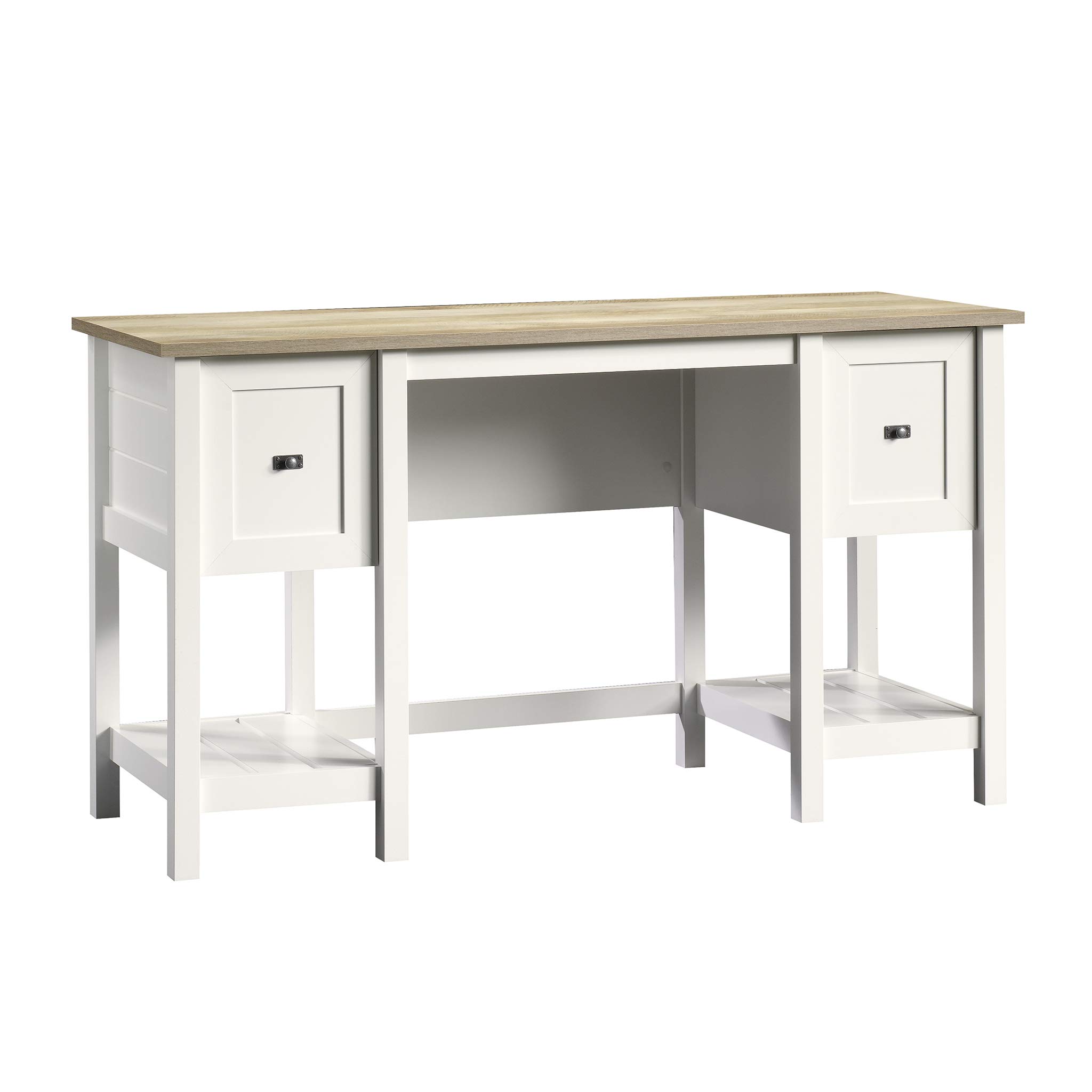 Sauder Cottage Road Writing Desk with Soft White Finish - Perfect for Home Office, Study, and Small Spaces