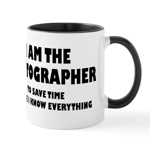 White/Black Inside - I Am The Photographer Mug