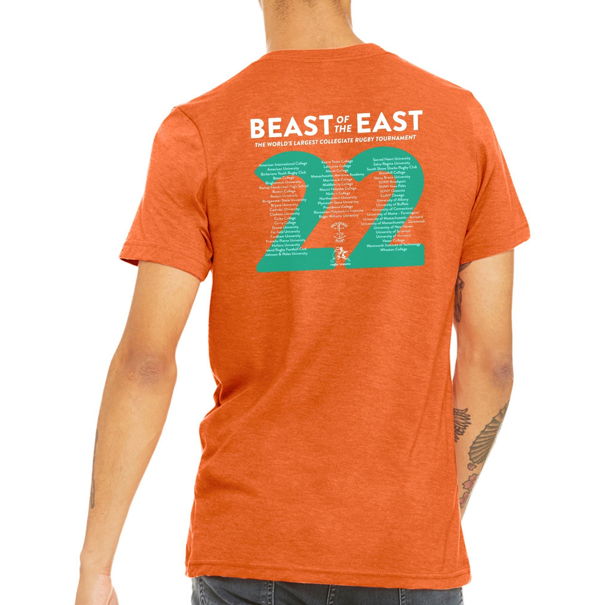 BOE '22 Beast Rugby T-Shirt - Men's Athletic Performance Tee for Rugby & Training - Perfect for Sports, Gym & Casual Wear