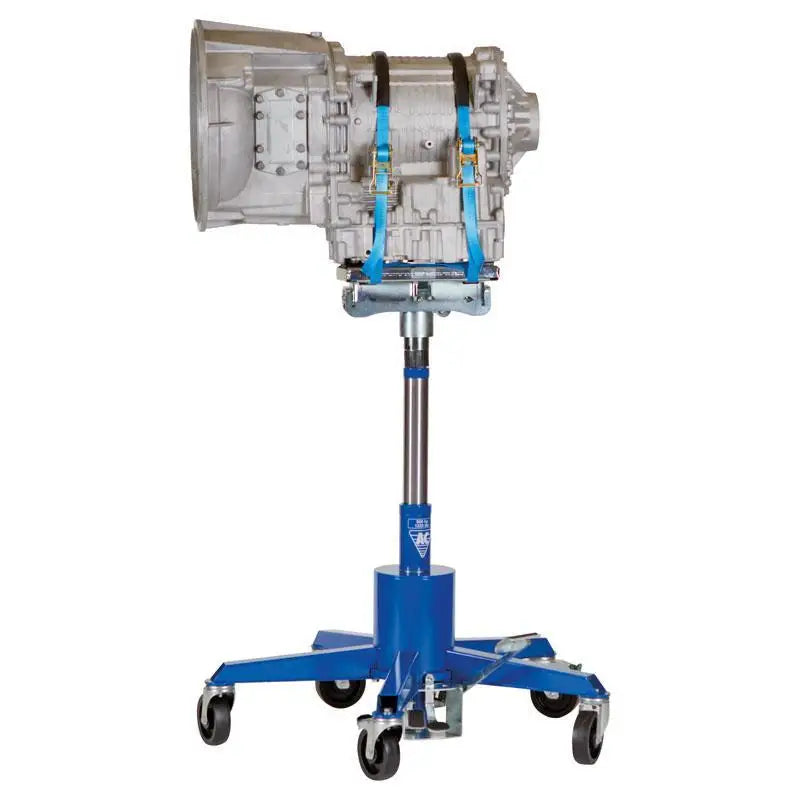 AC Hydraulic Telescopic Transmission Jack - Heavy Duty Car Lift for Auto Repair & Maintenance | Perfect for Mechanics, DIY Garage & Professional Workshops