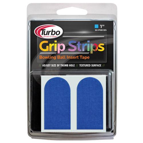 Turbo Grip Strips - Blue Heavy Duty Adhesive Tape (30 Pack) - Secure Cables, Organize Wires & Hang Decor - Strong Reusable Mounting Strips for Home & Office