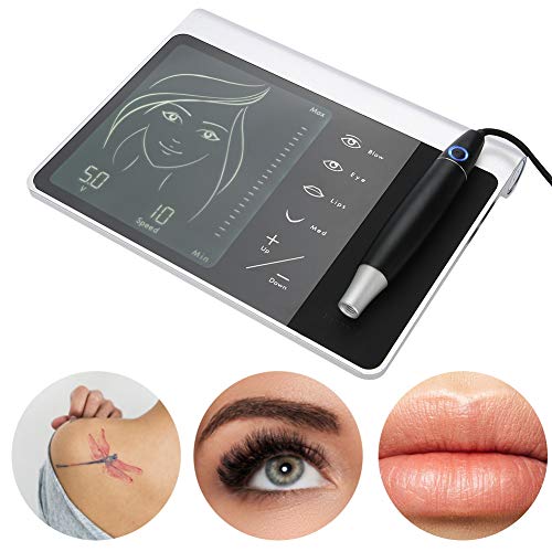Professional Tattoo Pen Machine Kit for Permanent Makeup - Microblading, Lip & Eyeliner Tattoo Device - Digital Beauty Tool for Eyebrow, Lip & Eyeliner Enhancement - Perfect for Home & Salon Use
