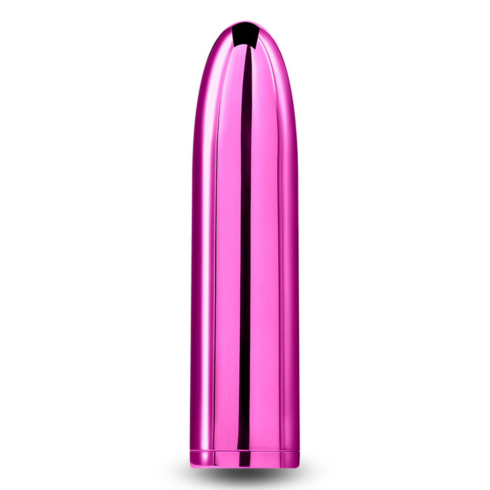 Chroma Petite Rechargeable Metallic Bullet Vibrator - Powerful Mini Personal Massager for Women, Discreet & Waterproof - Perfect for Solo Play, Couples & Travel