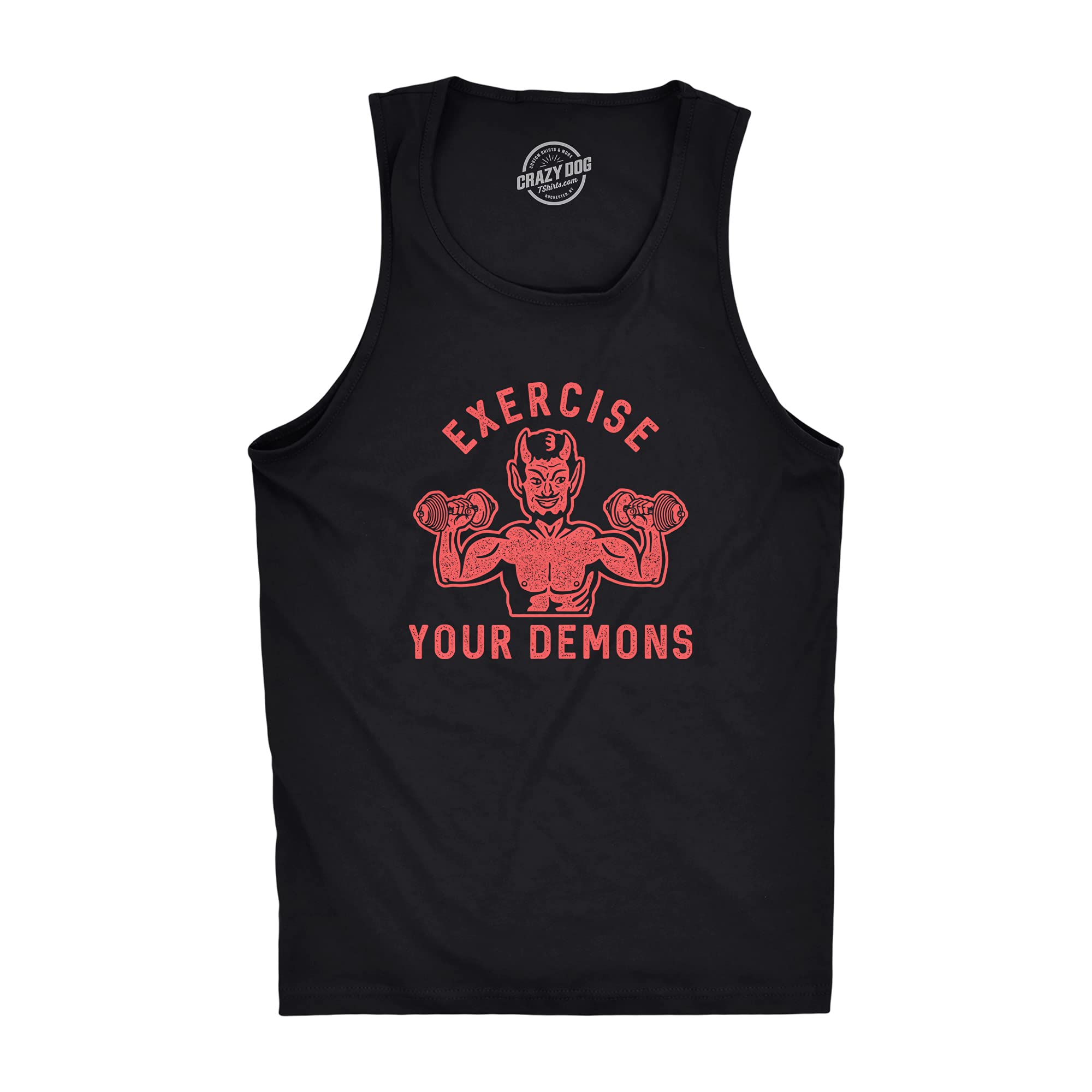 Funny Halloween Tank Tops for Men - Cool Gym & Workout Shirts - Perfect for Halloween Parties, Costumes & Fitness Training