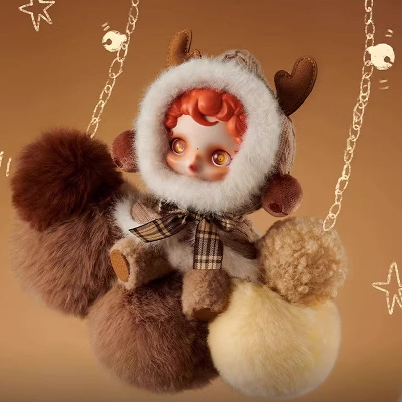 SKULLPANDA Winter Symphony Series Plush Blind Box - Cute Collectible Stuffed Animals for Gifts, Christmas Decor & Anime Fans - Perfect for Home Display, Office Desk & Kawaii Lovers