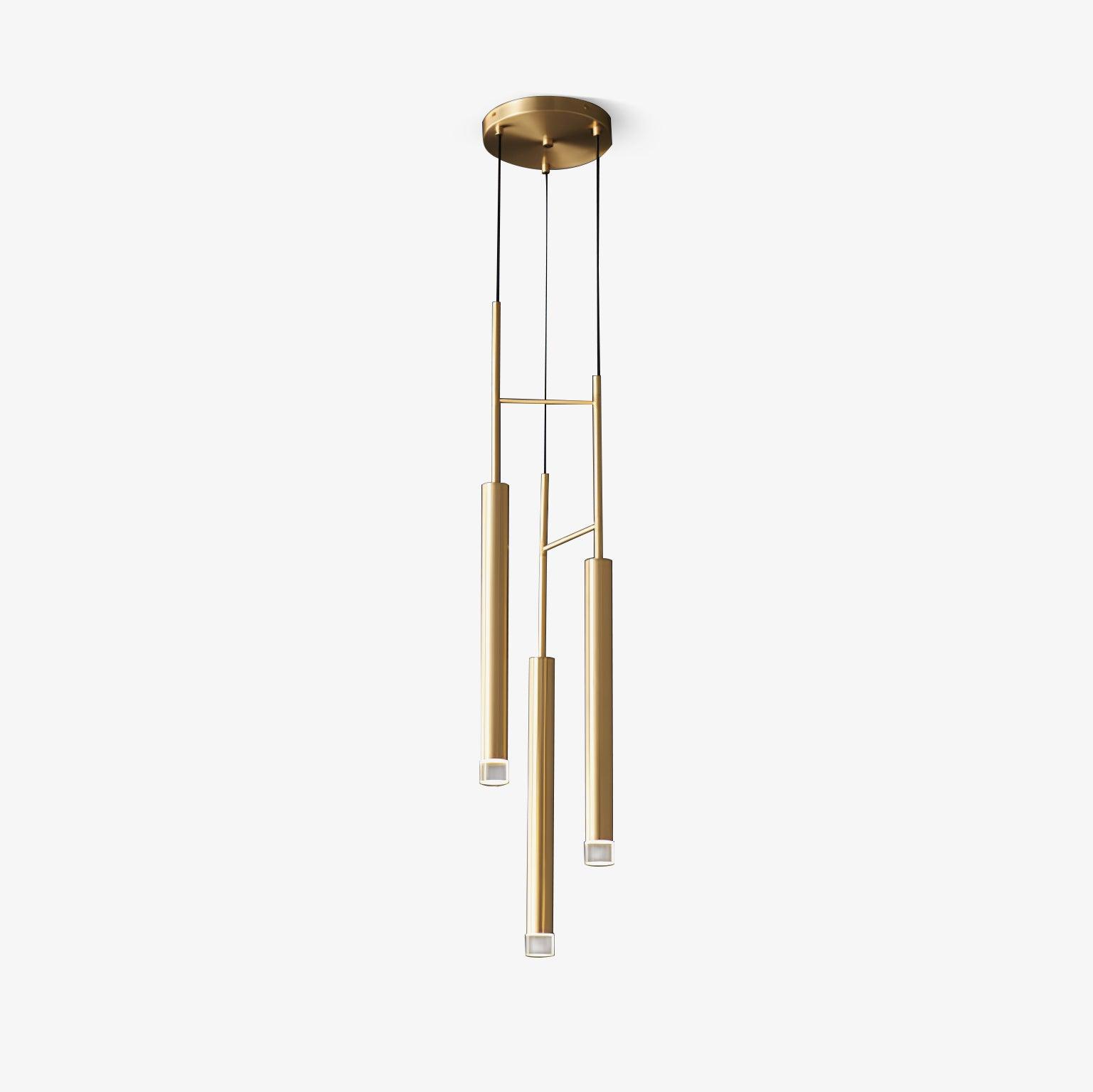 Elegant Hanging Pendant Lamp with LED Candle Lights - Perfect for Bedroom, Living Room, and Dining Room Decor