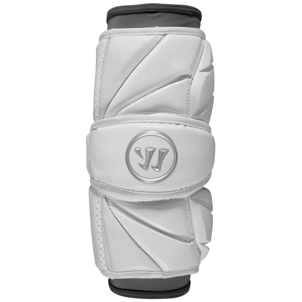 Warrior Evo Pro Lacrosse Arm Pads - Medium Size, White - Protective Gear for Lacrosse Players - Perfect for Training, Games & Sports Safety