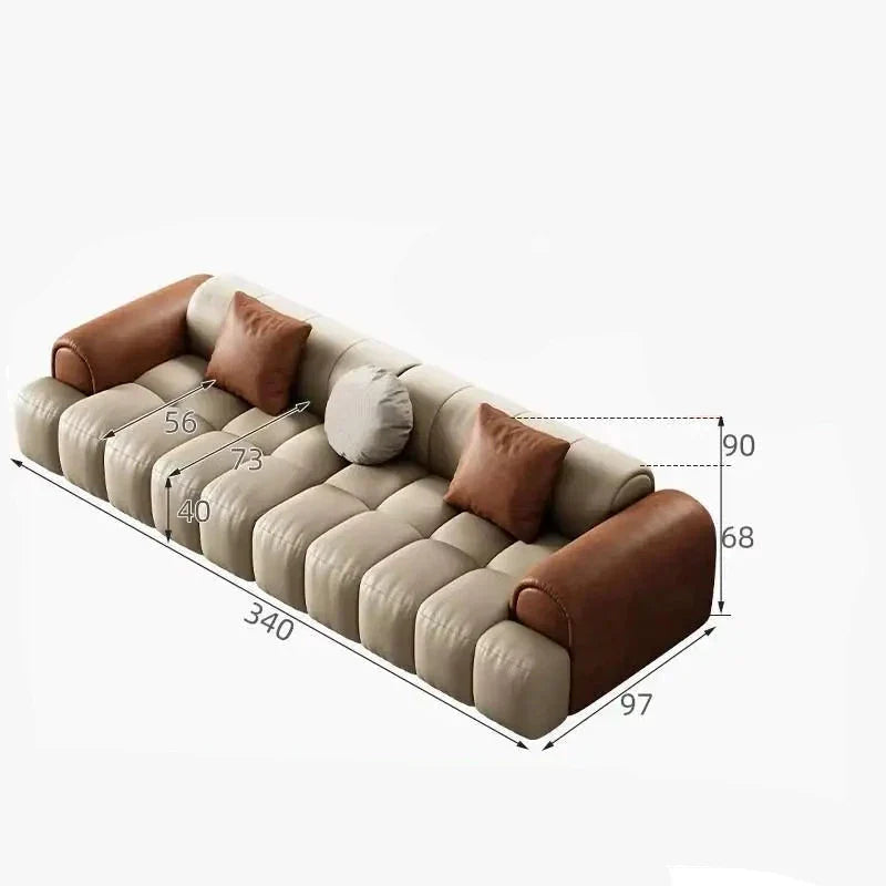 Luxury Chesterfield Style Lazy Sofa Chair - Premium Relaxing Recliner for Living Room, Bedroom & Home Theater - Comfortable Lounge Chair with Ottoman