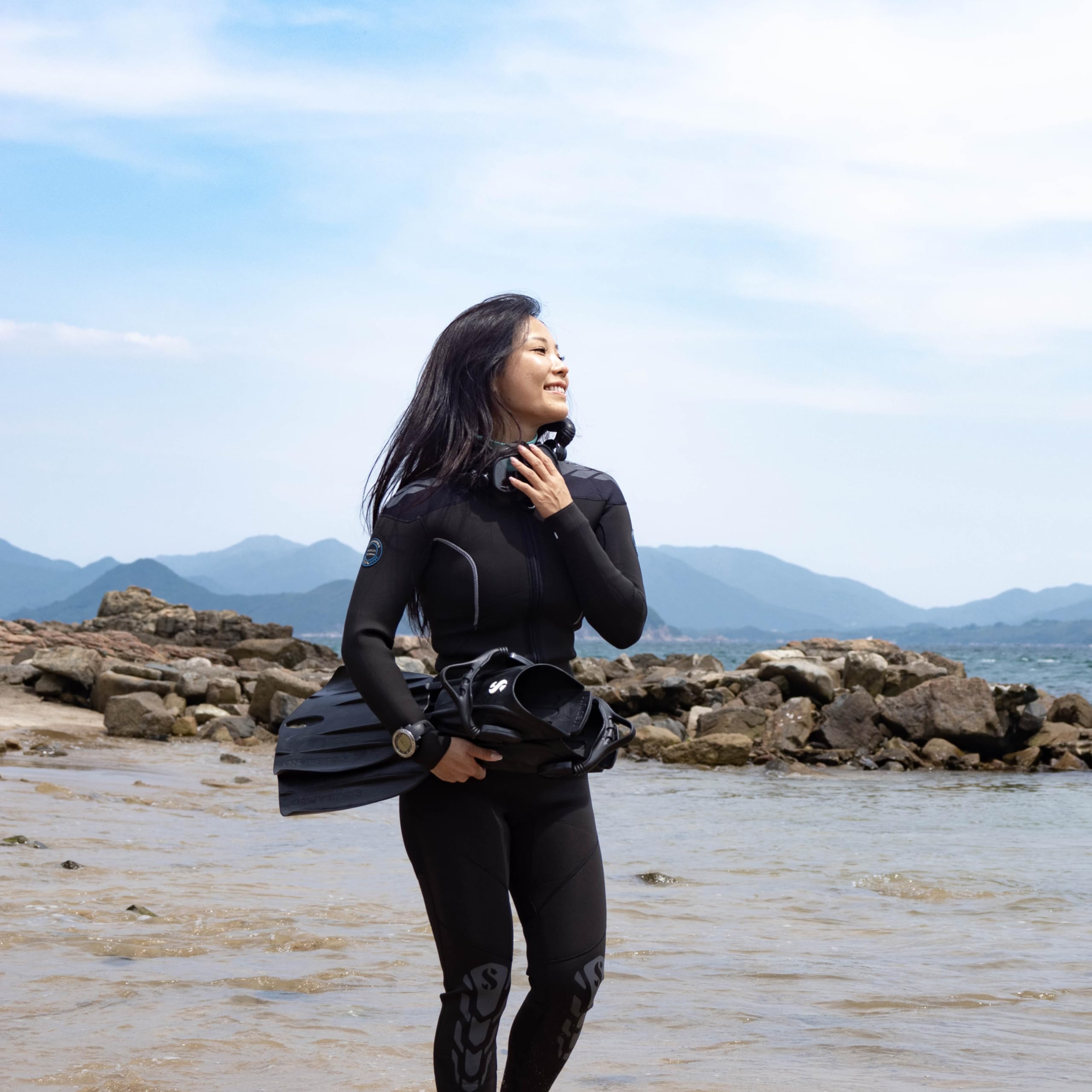 SCUBAPRO Everflex Yulex 3mm Women's Dive Pants - Comfortable & Flexible Wetsuit Pants for Scuba Diving, Snorkeling & Water Sports