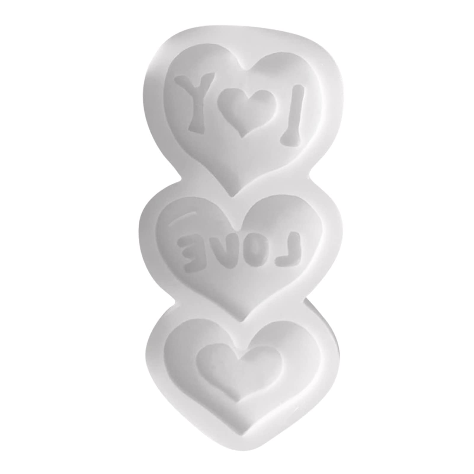 Zerlibeaful Silicone Cake Molds Set - Mini Baking Molds for Cakes, Candles, Biscuits & Epoxy Resin Crafts - Valentine's Day Baking Tools (Size C) - Perfect for Home Baking, DIY Gifts & Party Decorations