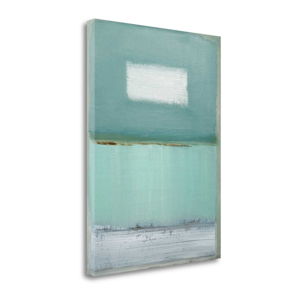 Azure Blue Fine Art Giclee Print by Caroline Gold - Gallery Wrapped Canvas Wall Art - Ready to Hang - Perfect for Living Room, Bedroom & Office Decor