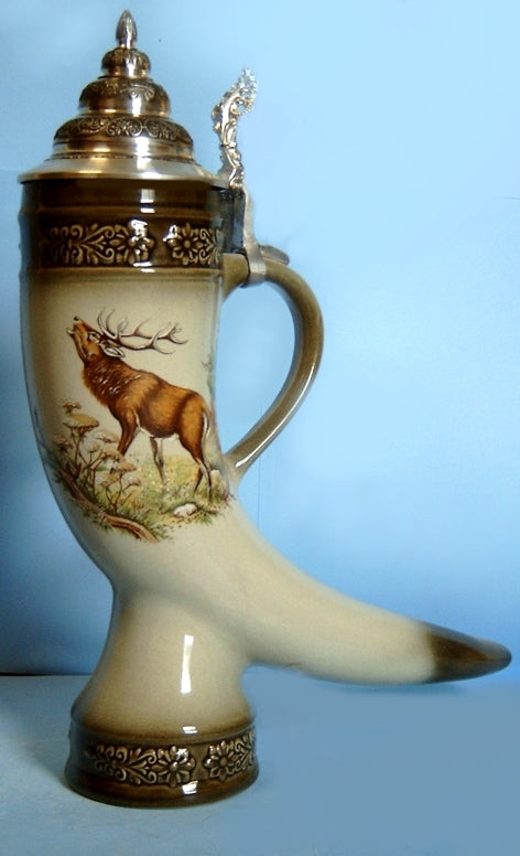 Authentic German Beer Steins - Handcrafted Oktoberfest Beer Mugs for Home Bar, Party & Collectibles - Perfect for Oktoberfest, Beer Tasting & Gifts