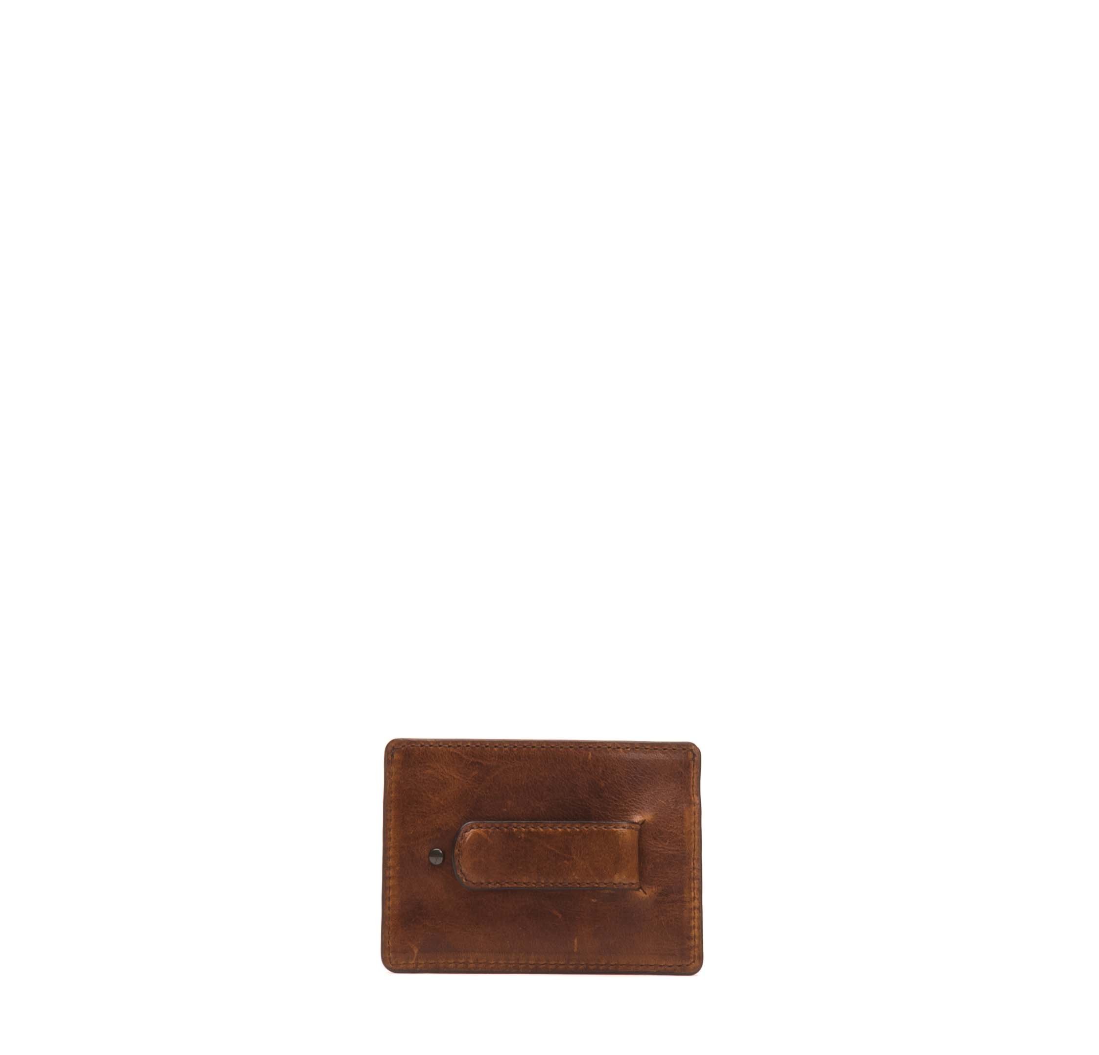 Frye Men's Logan Leather Money Clip Card Case Wallet - Slim RFID Blocking for Credit Cards & Cash - Perfect for Business, Travel & Everyday Use