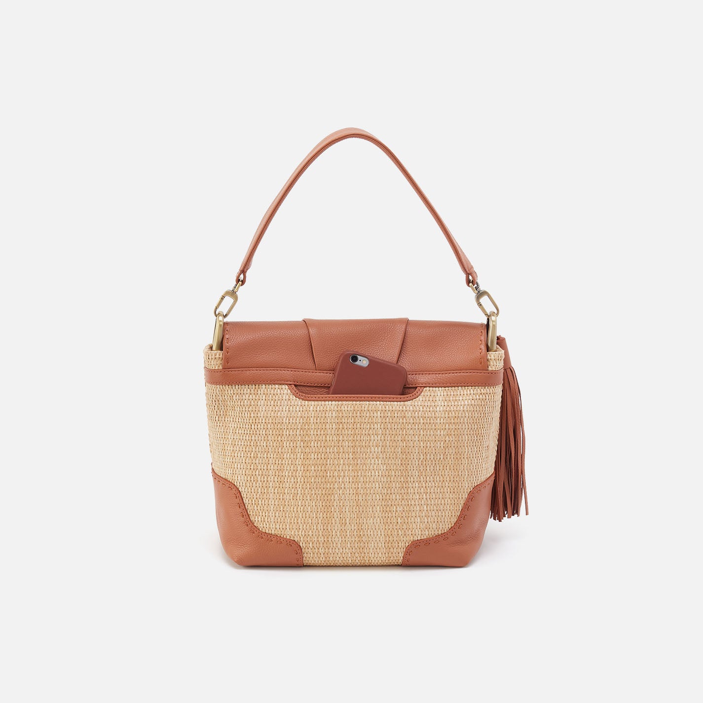 Harley Convertible Straw Shoulder Bag - Natural Woven Straw Handbag for Women - Perfect for Beach, Travel & Everyday Use