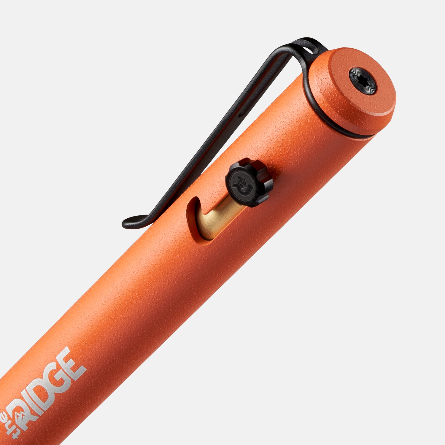 Ridge Bolt Action Pen - Basecamp Orange | Premium Tactical Pen for Outdoor Adventures, EDC & Survival Gear