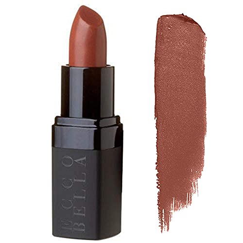 Ecco Bella Natural Moisturizing Lipstick - Peach Rose, 0.13 Oz | Vegan & Cruelty-Free Lip Color for Daily Wear, Date Night & Special Occasions