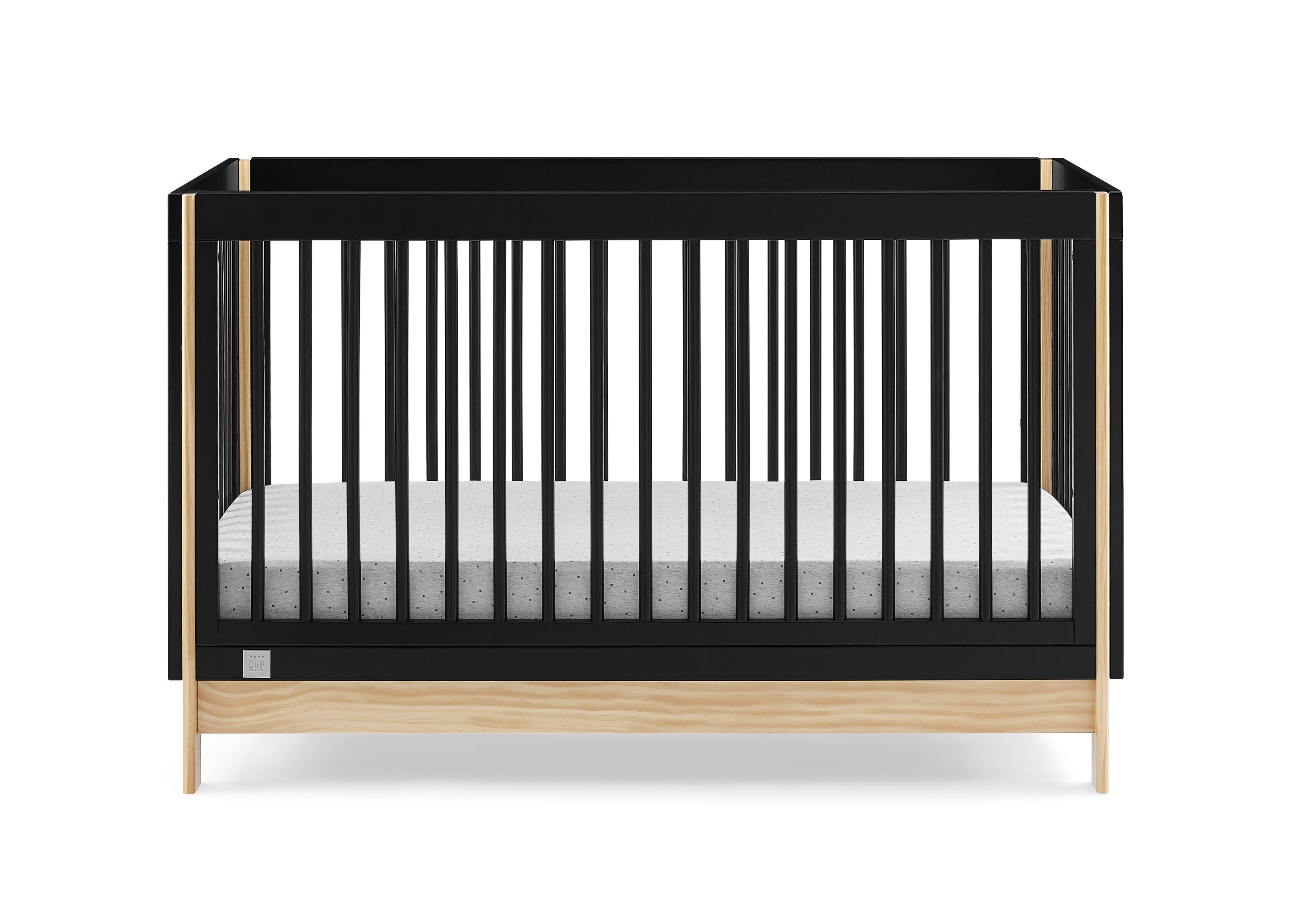 BabyGap Tate 4-in-1 Convertible Crib - Toddler Bed, Daybed & Full-Size Bed | Safe Nursery Furniture for Newborns & Growing Kids | Perfect for Baby Rooms & Daycare Centers