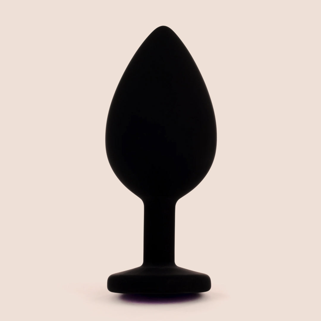 Booty Bling™ Large Jeweled Silicone Butt Plug - Sparkling Anal Pleasure for Women & Men, Perfect for Sensual Play & Intimate Moments