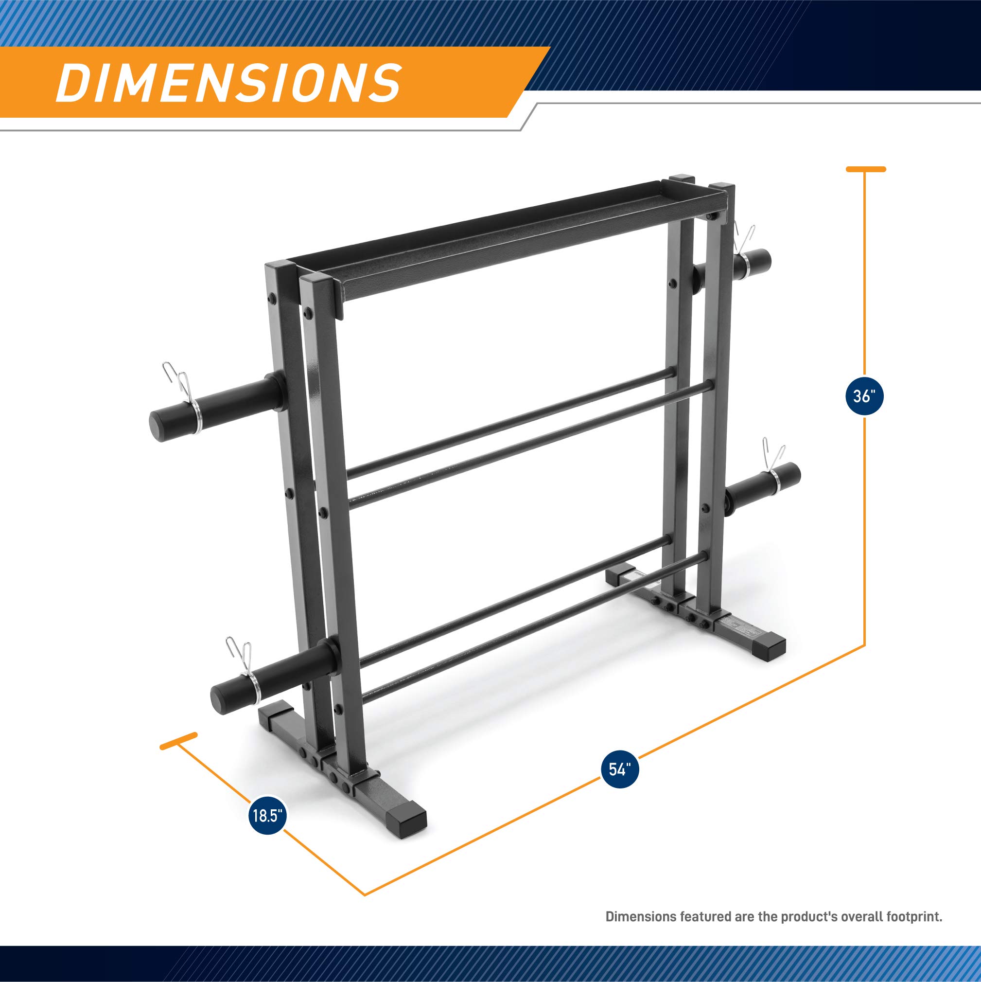 Marcy Heavy Duty Weight Storage Rack for Dumbbells, Kettlebells & Weight Plates - Gym Equipment Organizer for Home & Commercial Fitness Spaces