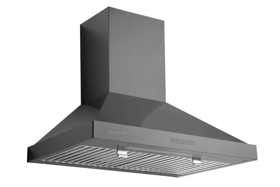 Hauslane Chef 30 Inch Convertible Black Stainless Steel Wall Mount Range Hood - WM 590BSS 30 - Powerful Kitchen Ventilation for Smoke & Odor Removal - Perfect for Home Cooking & Grilling