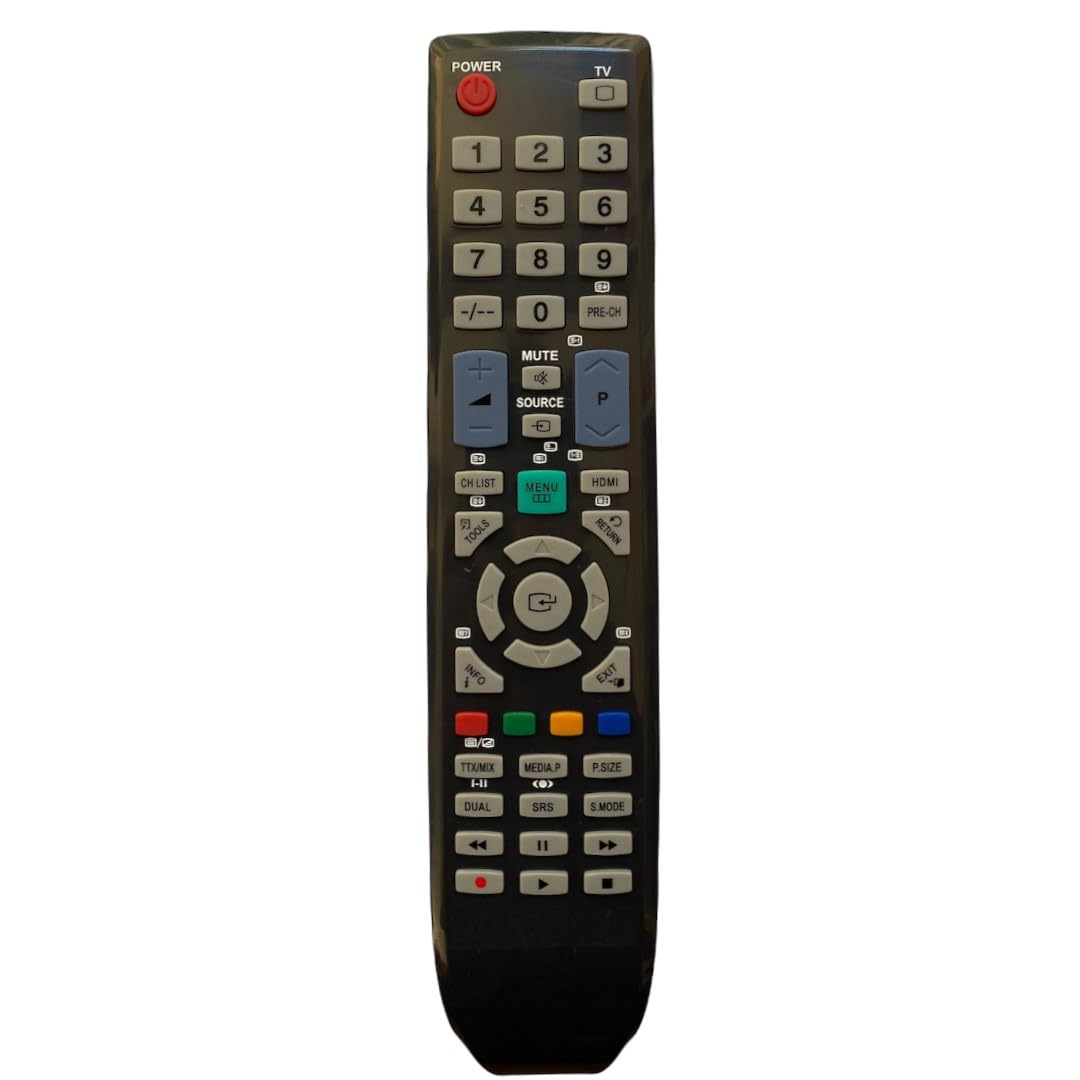 Upix URC77 Universal Remote Control for Samsung LCD/LED TVs - Replacement Remote Compatible with Multiple Samsung TV Models | Perfect for Home Entertainment & Smart TV Control