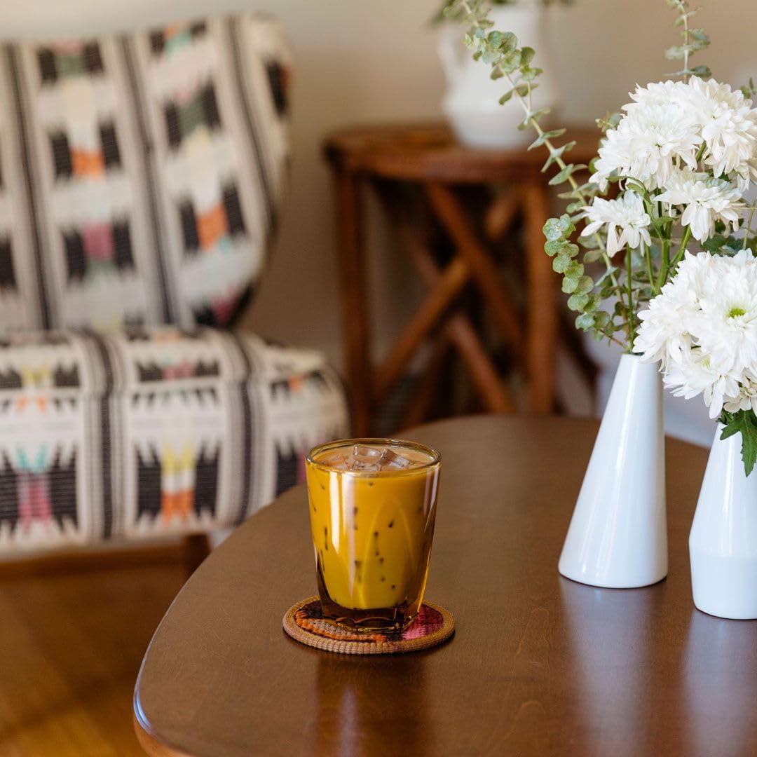 notNeutral Vero Glass Amber (12 oz) - Elegant Drinking Glass for Cocktails, Beer, and Iced Coffee - Perfect for Home Bars, Restaurants, and Gifts