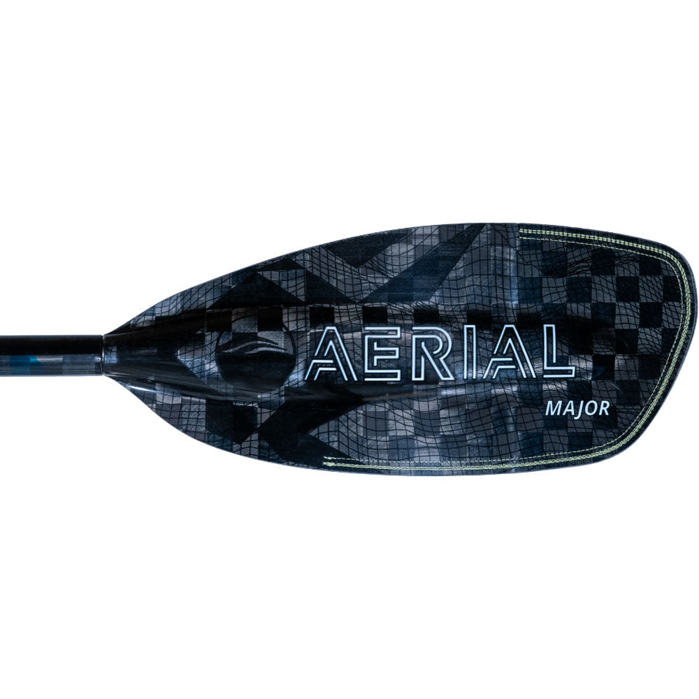 Aqua Bound Aerial Major Carbon Versa Lok Bent Shaft 2-Piece Kayak Paddle - Lightweight & Durable for Touring, Fishing & Whitewater Adventures
