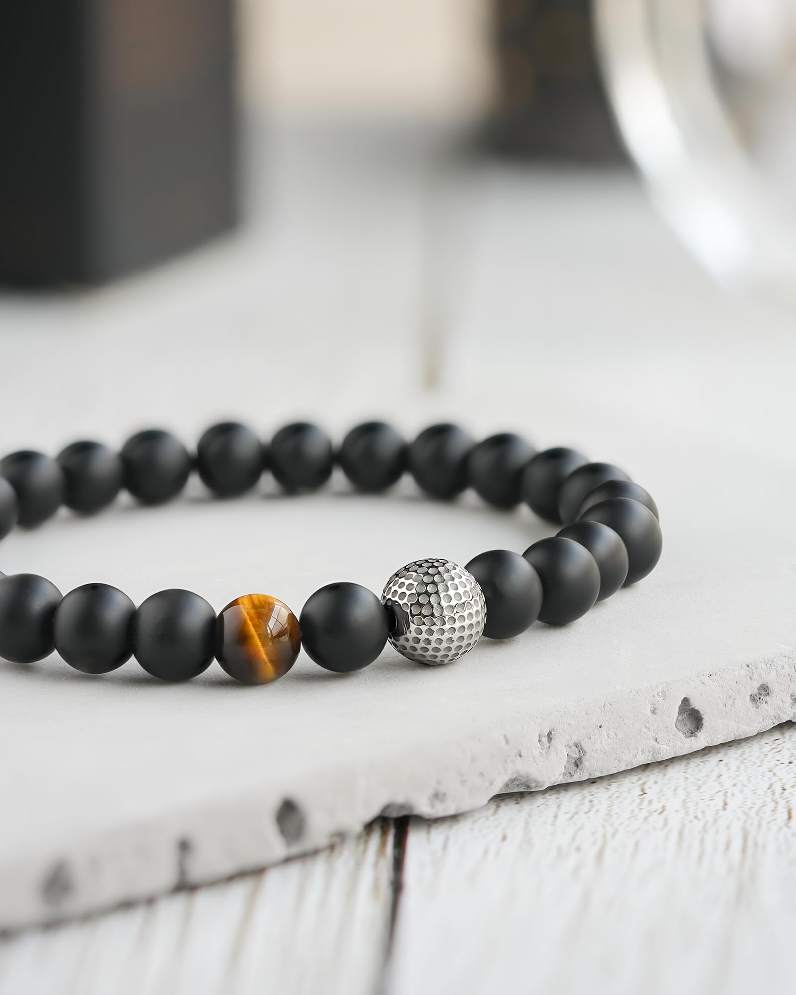 Stylish Golf Bracelet for Men - Premium Golf Accessories & Unique Christmas Birthday Gifts for Golf Lovers - Perfect for On-Course Wear & Casual Everyday Style