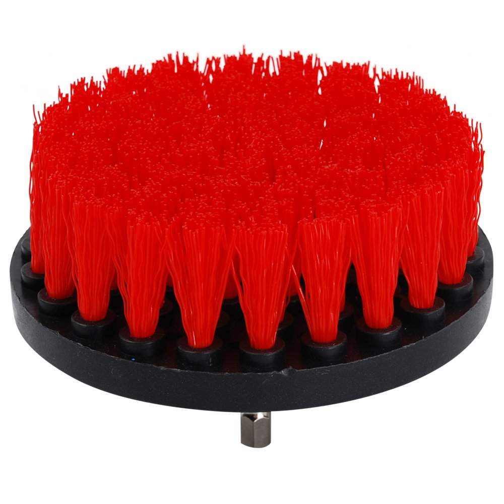 HIFROM 2in 3in 5in Drill Brush Set - Soft Medium Power Scrubber Attachment for Deep Cleaning | Bathroom Tile, Shower Grout, Kitchen, Pool, Glass, Carpet & Upholstery | Multi-Surface Cleaning Tool for Home & Car Detailing