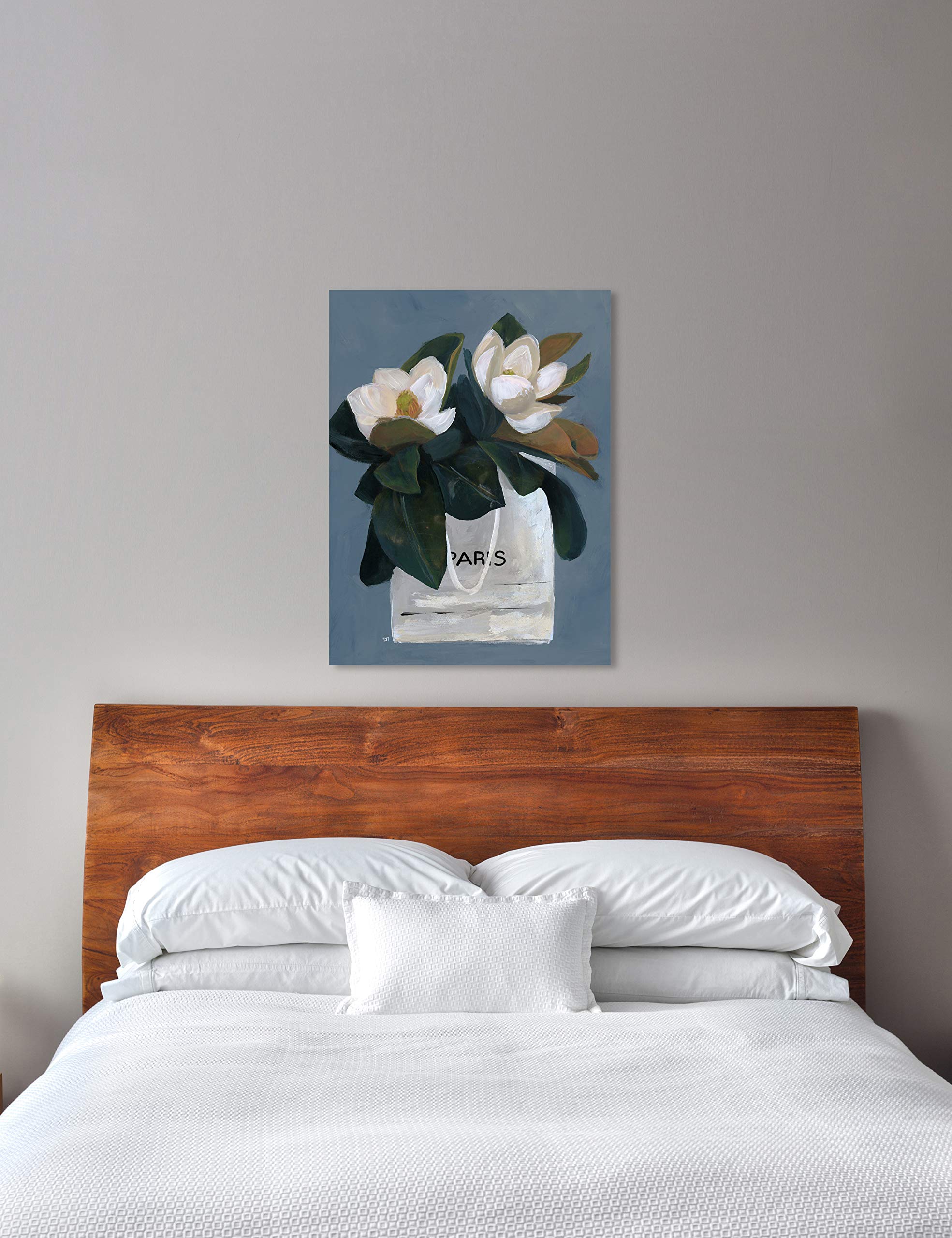 Oliver Gal Floral Canvas Wall Art Print - 30x36 Inch Modern Home Decor, White & Green Botanical Painting - Perfect for Living Room, Bedroom, Office & Gift Giving