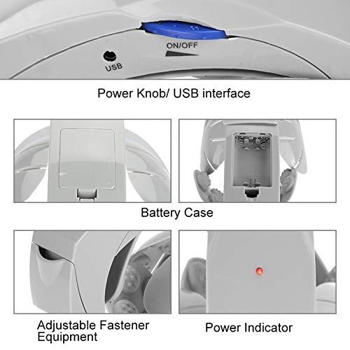 Relax Brain Acupuncture Points Stress Relief Massager - Electric Vibration Head Massage Machine for Tension Release & Mental Clarity | Perfect for Office, Home & Travel Use