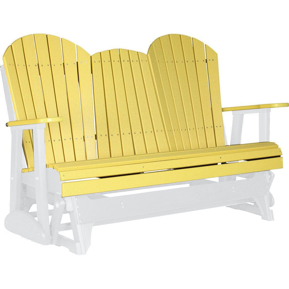 Yellow on White