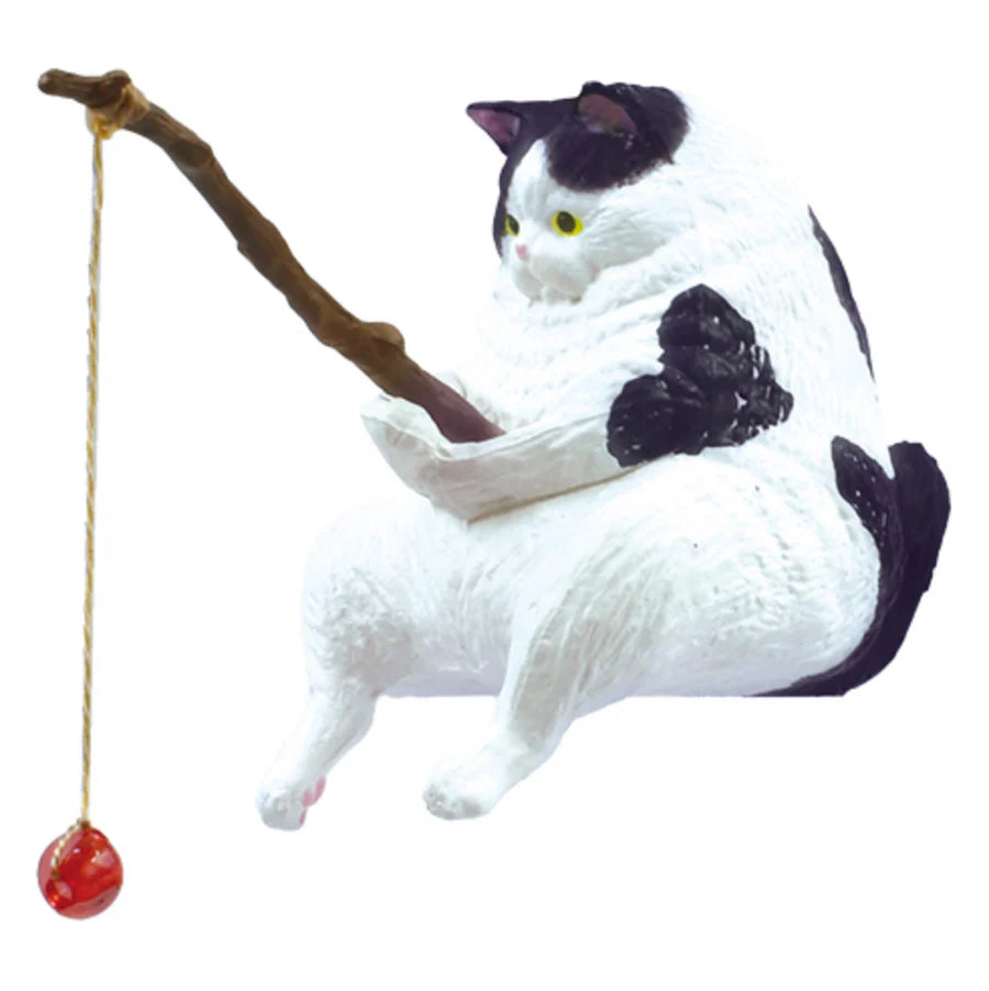 Good Weather for Fishing Cats Killing Time Blind Box - Cute Collectible Cat Toy for Stress Relief & Fun - Perfect for Home Decor, Office Desk, and Gift Giving