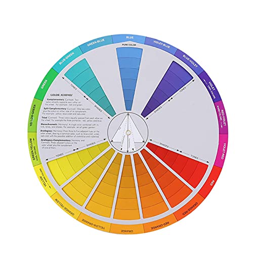 Professional Tattoo Color Wheel - Portable & Durable Pigment Mixing Tool for Tattoo Artists, Beginners & Tattoo Lovers - Perfect for Tattoo Salons, Studios & Home Use