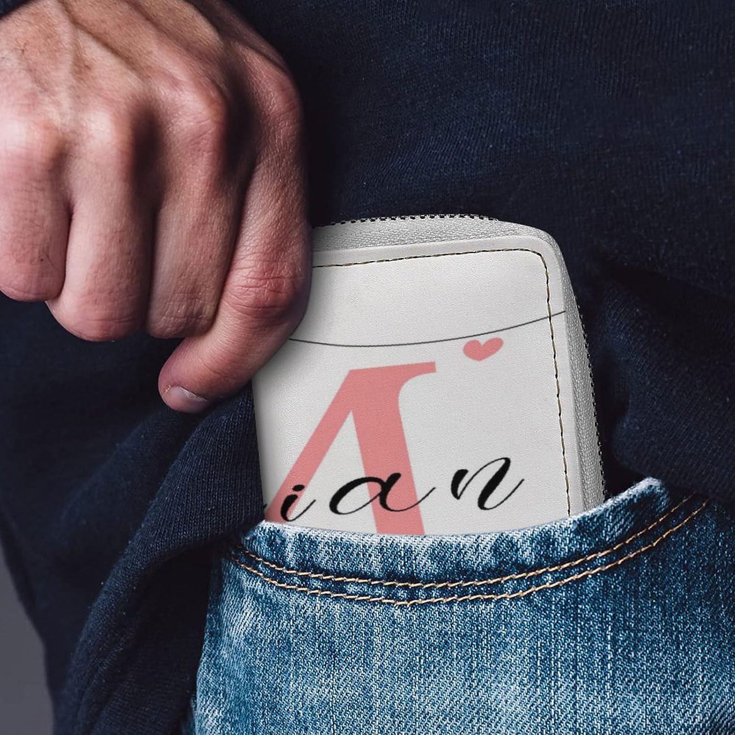 Custom Printed Wallets - Personalized Name & Photo Engraved Wallets for Men & Couples | Unique Christmas Gifts for Him & Her | Perfect for Anniversaries, Birthdays & Special Occasions