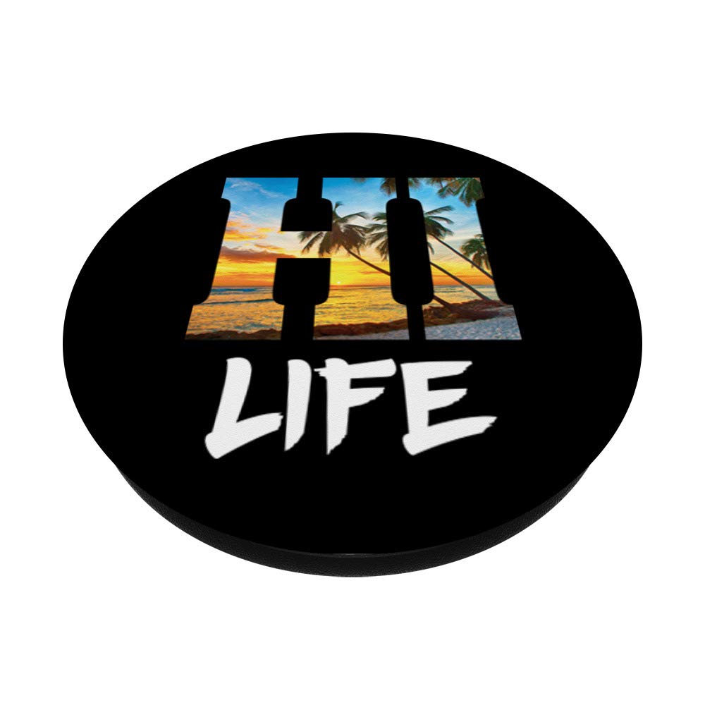 Hawaiian Beach Aloha Summer Vacation Gifts - Swappable PopSockets PopGrip for Phone, Tablet & Laptop - Perfect Souvenir for Travel, Beach Trips & Tropical Vacations