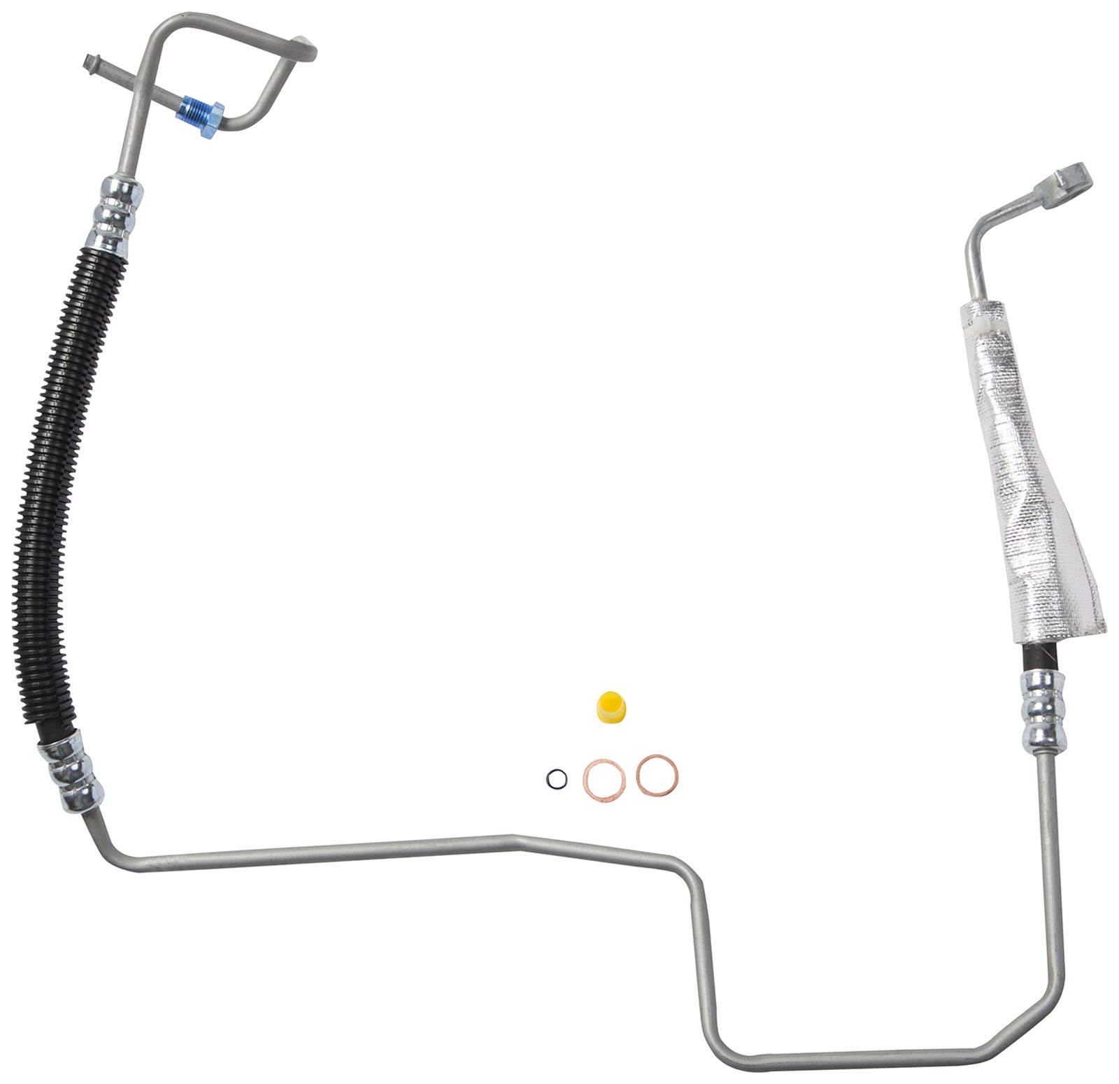 Gates 365849 Power Steering Pressure Hose - High Performance Replacement for Smooth Steering - Perfect for Ford, Chevy, Dodge Trucks & SUVs